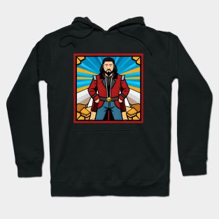 Super Gengis Khan Card - Historical Pop Culture Hoodie